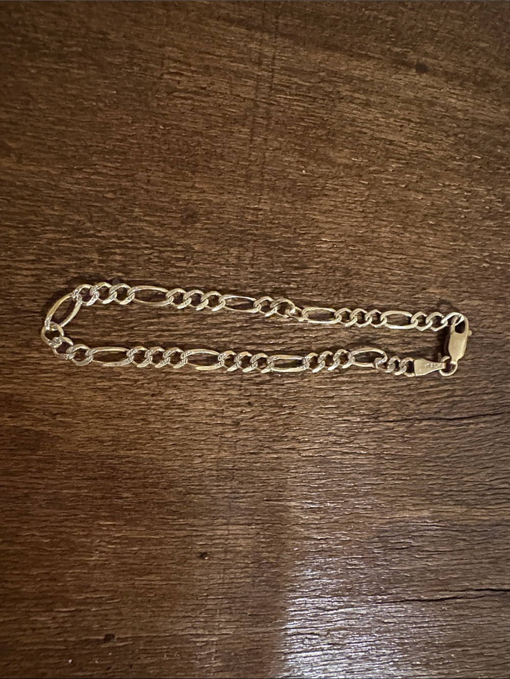 Gold Figaro Chain Bracelet 10K